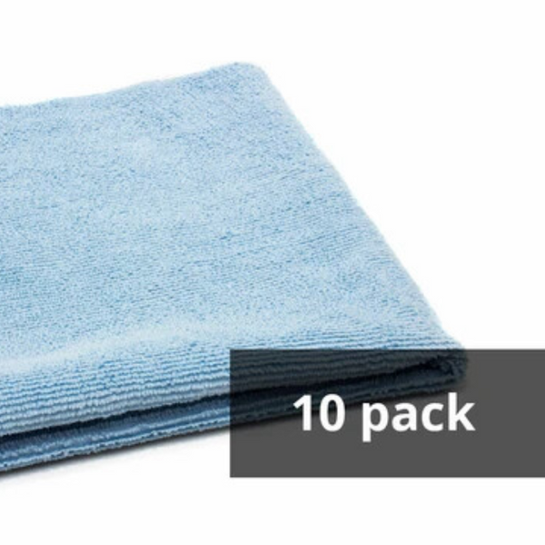 Utility All-Purpose Edgeless Microfiber Towel 300 gsm 10pack blue